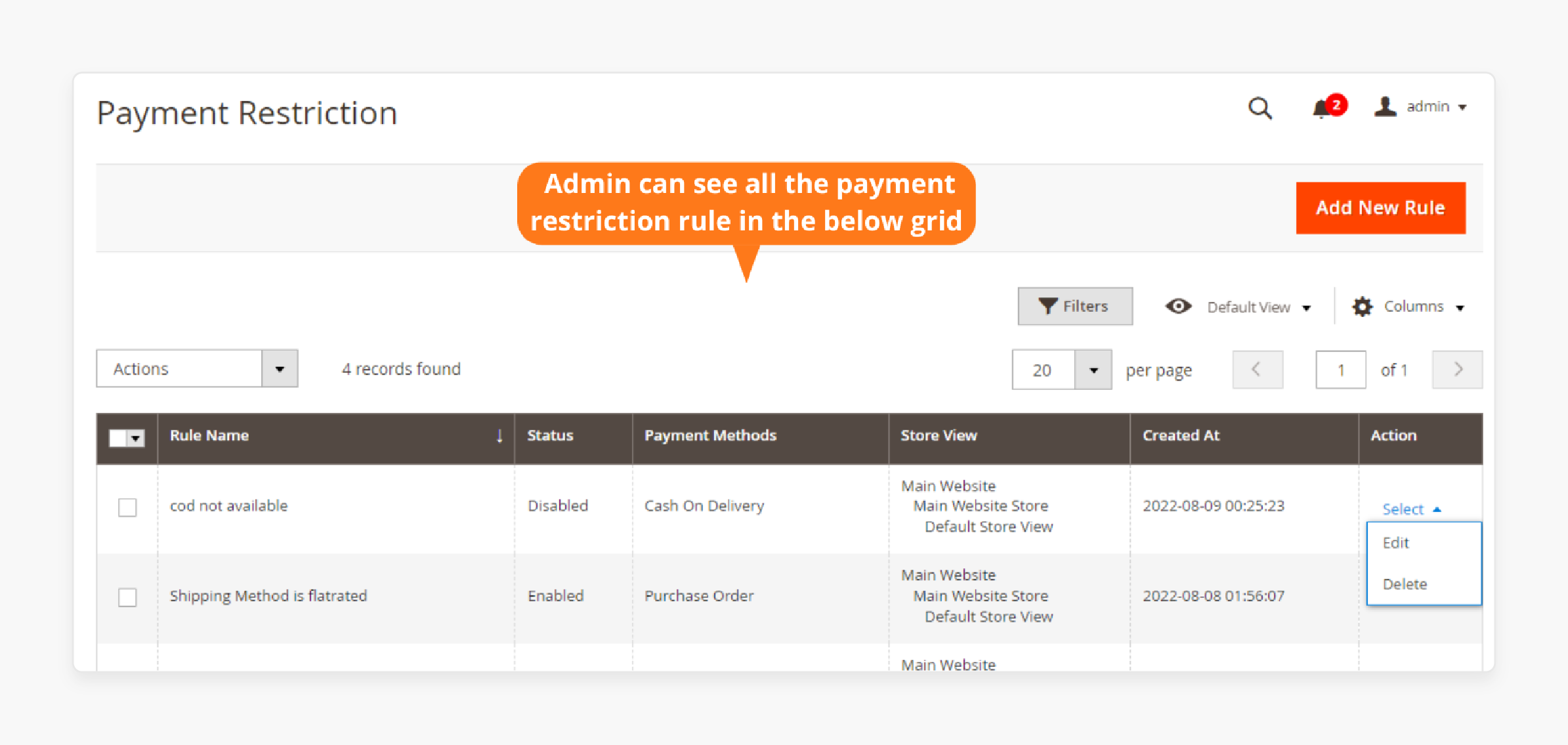 Control payment methods at checkout in Magento 2