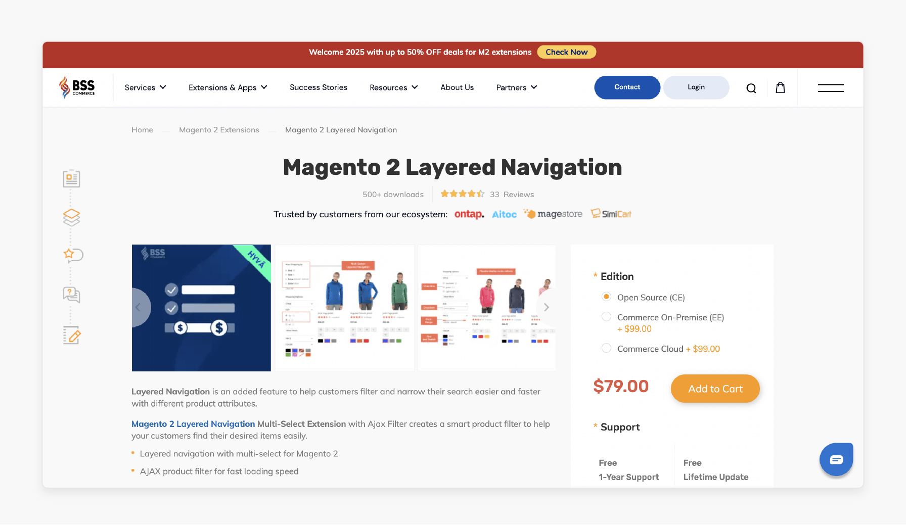 magento 2 multi-select layered navigation extension by bss commerce with attribute filtering