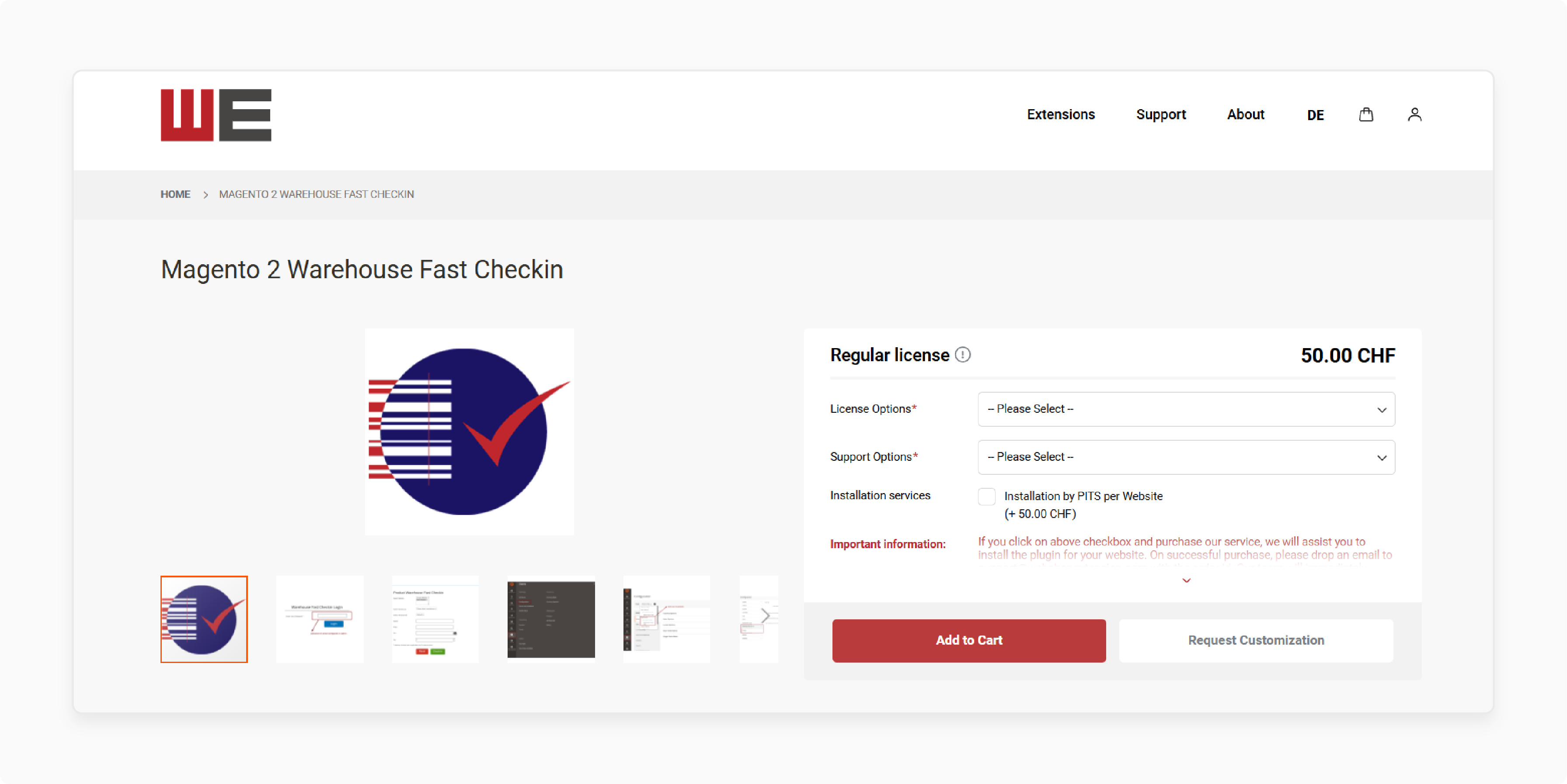 multi-warehouse inventory tool by webshopextension for quick barcode-based stock updates in magento 2