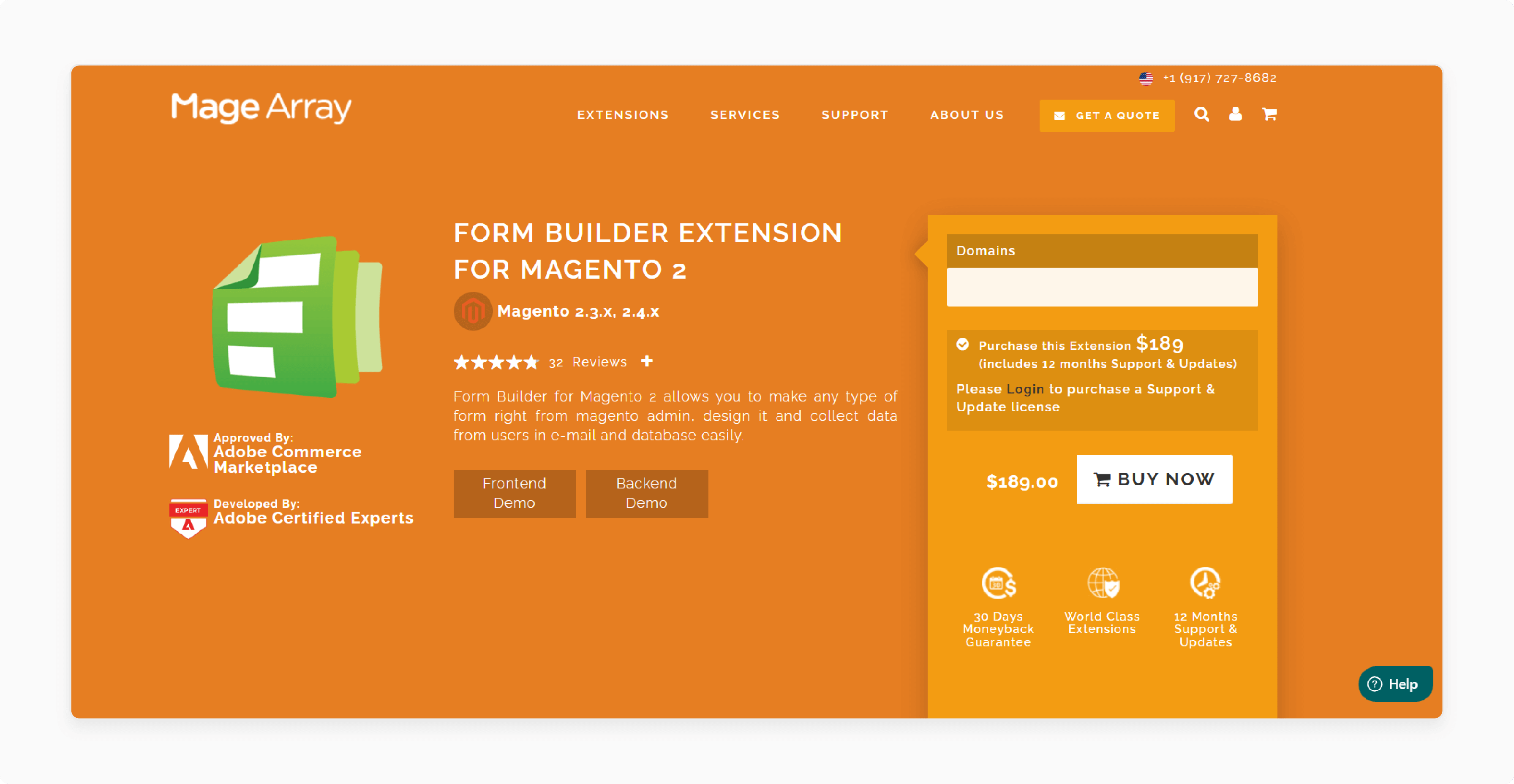 Magento 2 Form Builder Extension-Magearray