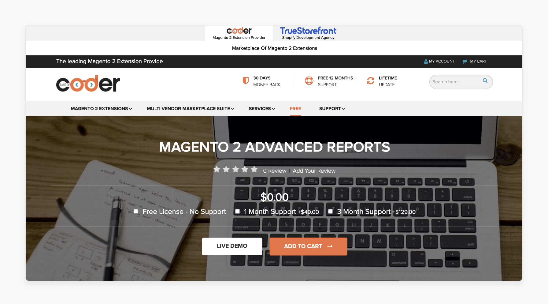 Magento 2 Advanced Reports - LandofCoder