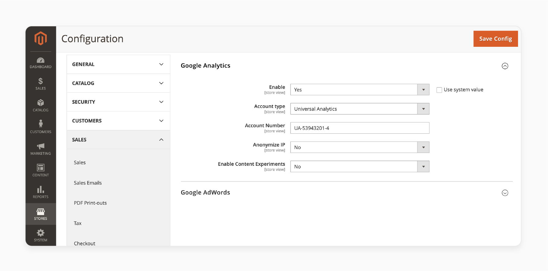 google analytics integration in magento 2 for seo optimization, enabling traffic tracking, sitemap updates, and enhanced store performance