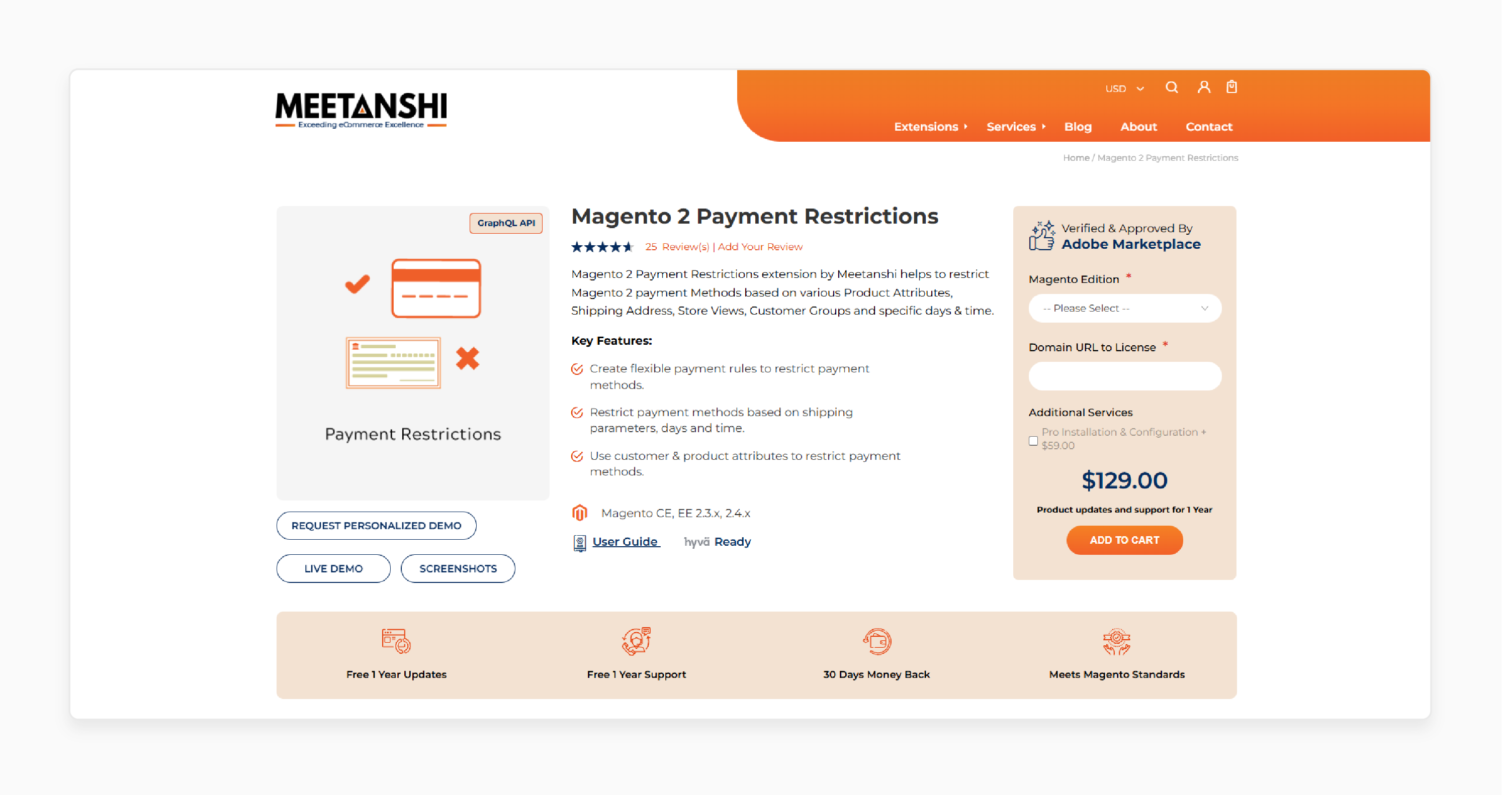 Magento 2 Payment Restrictions - Meetanshi