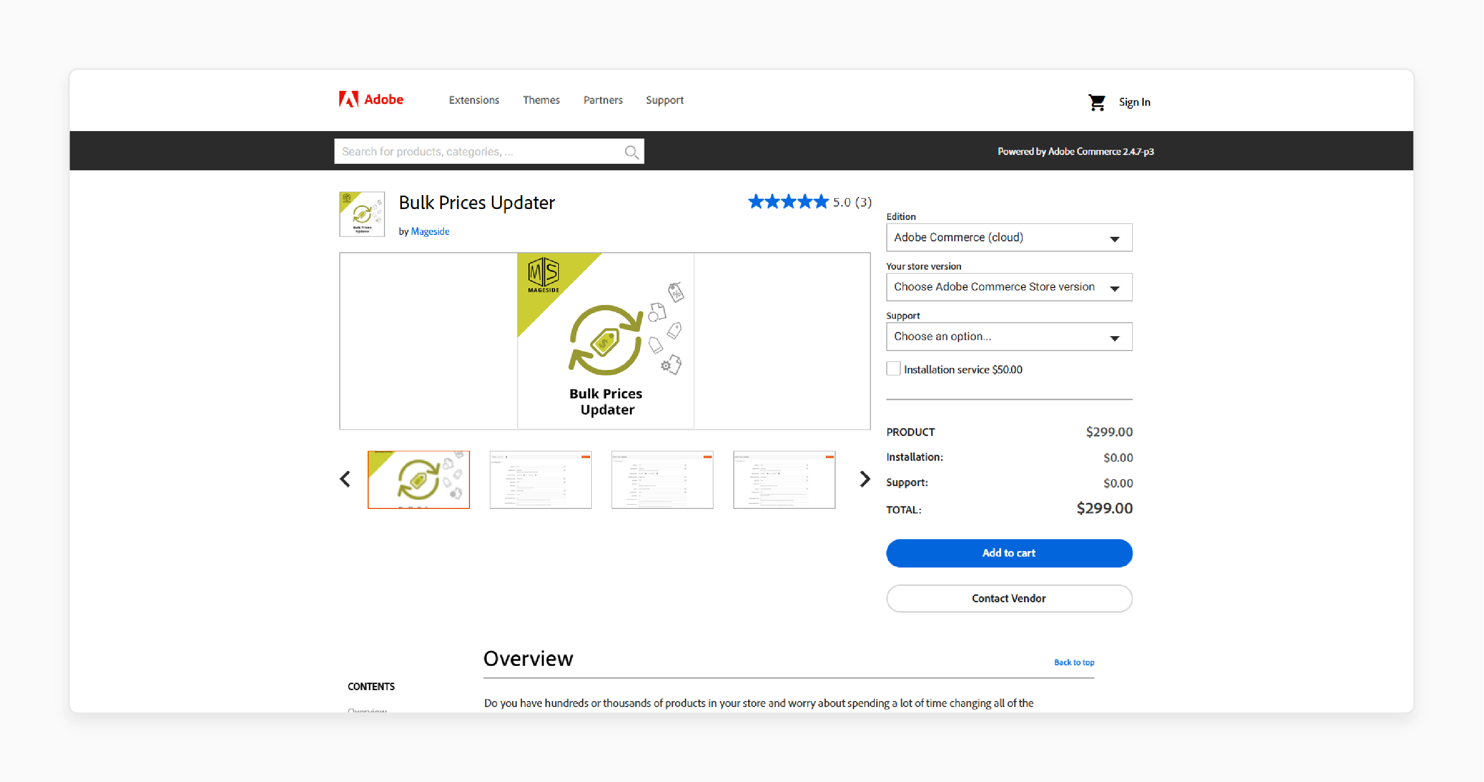 Localized pricing with Mageside