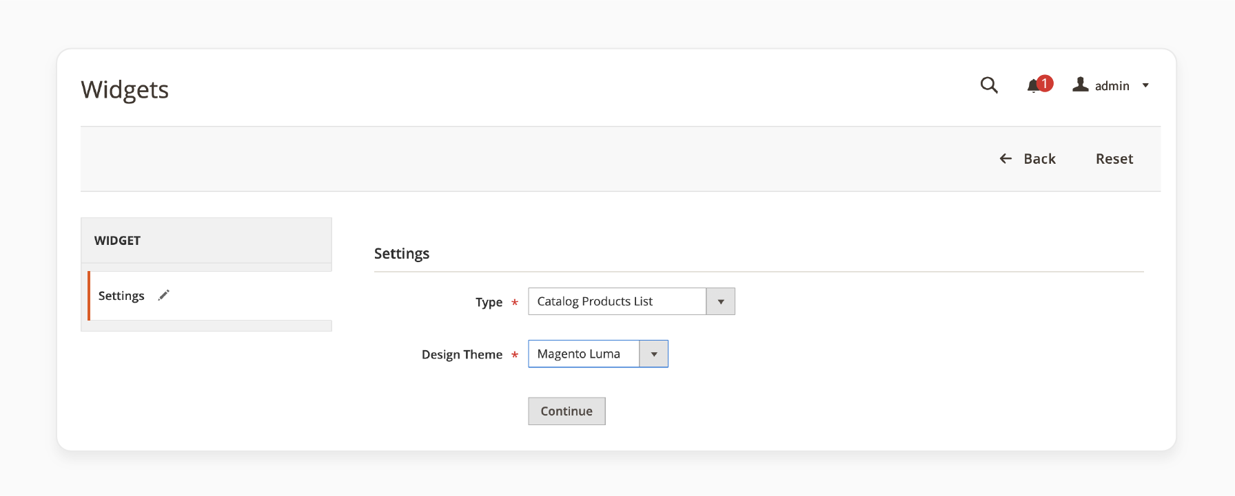 Product catalog with SKU, price, and stock status