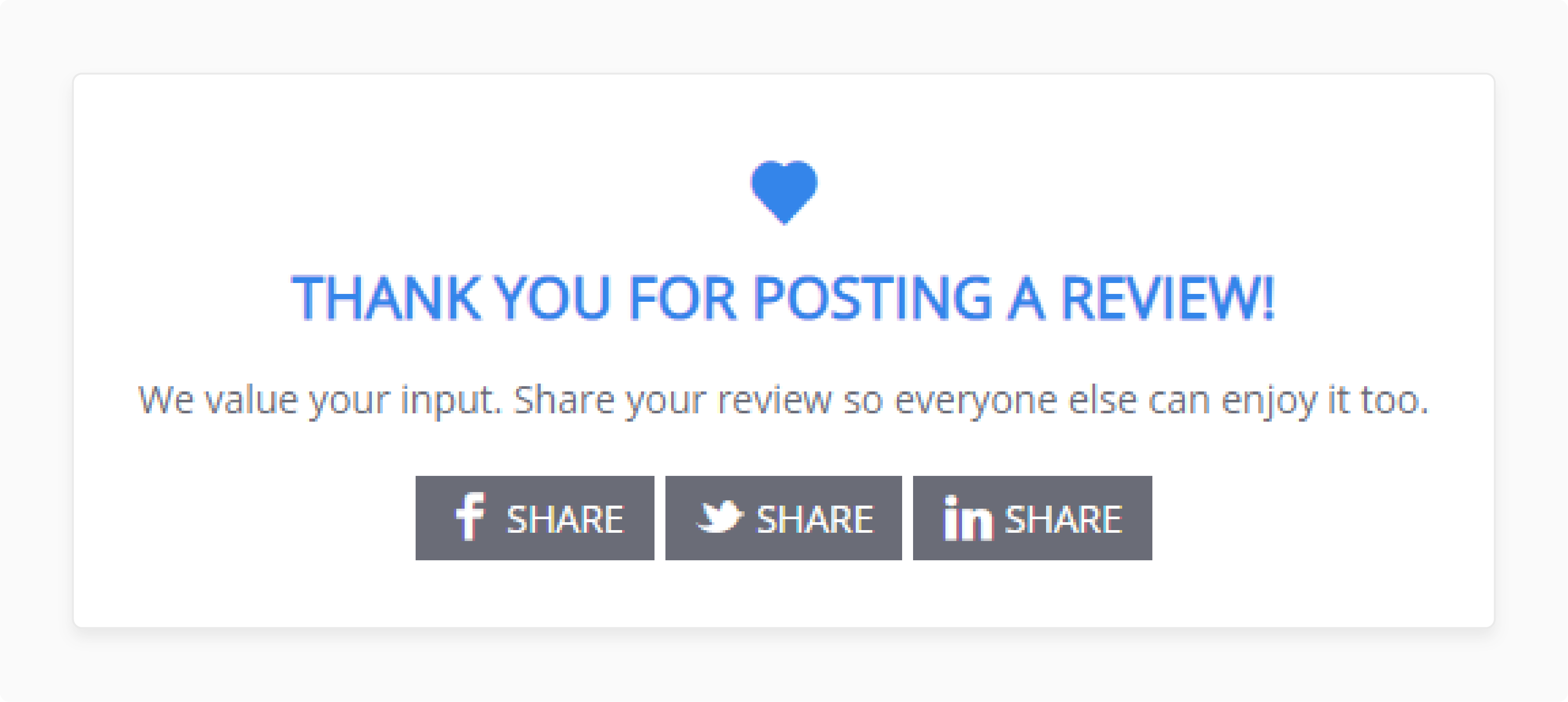 Yotpo Loyalty enables social media sharing for customer reviews