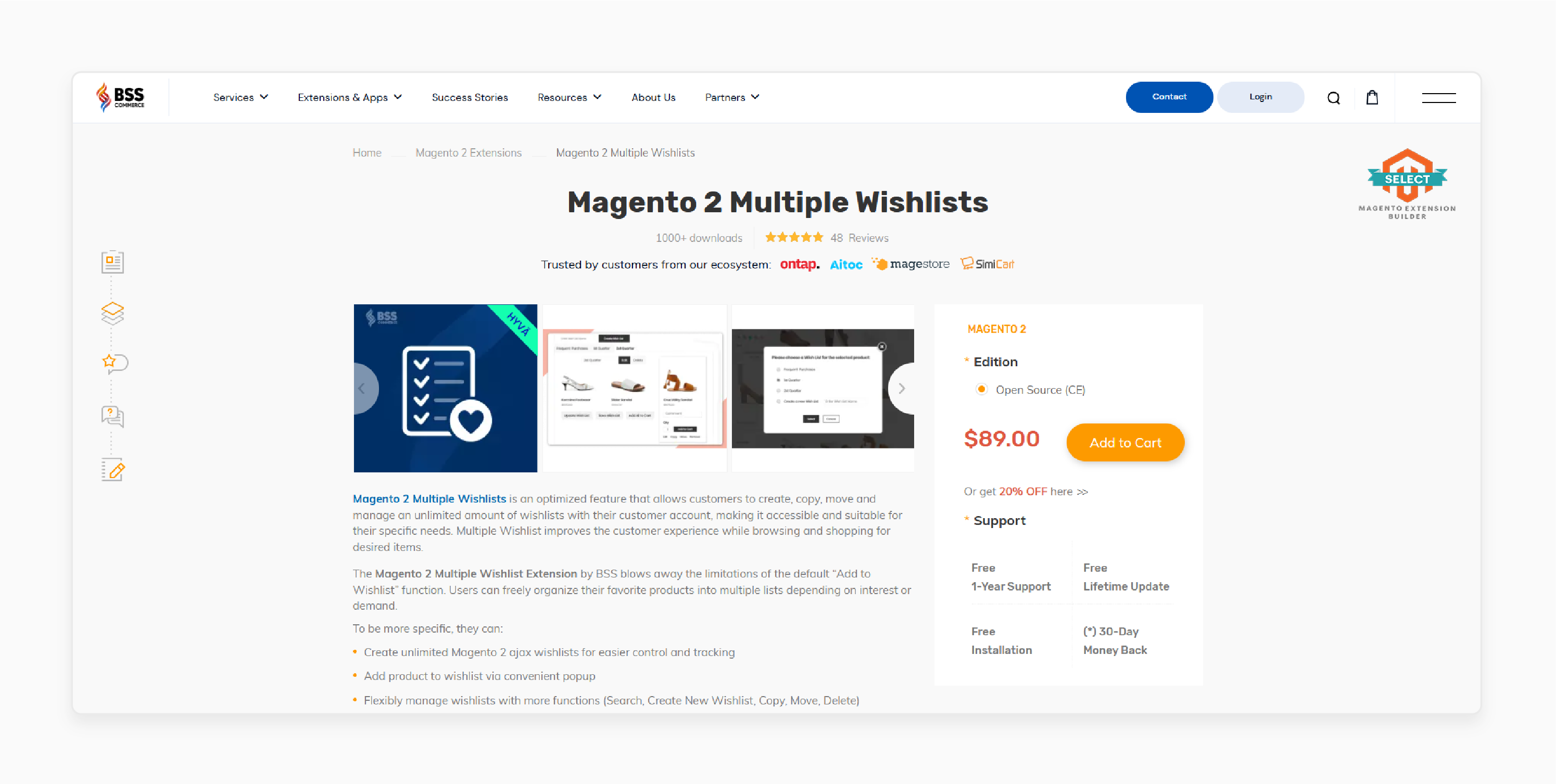 Magento 2 Multiple Wishlists - BSS Commerce