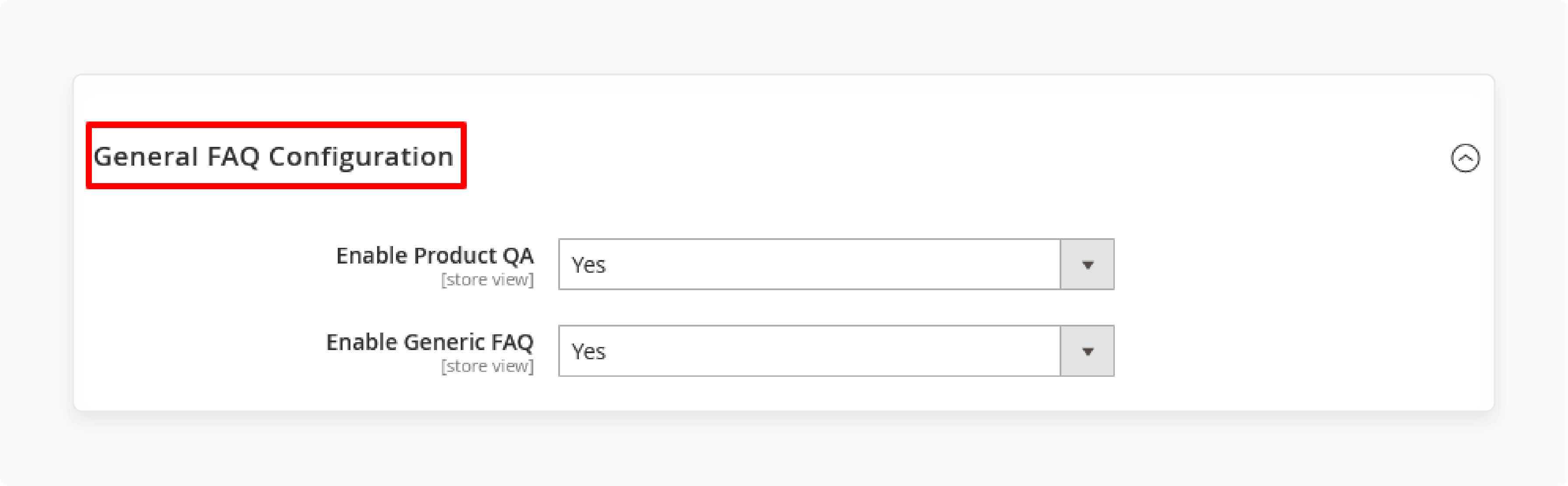 magento 2 generic faq configuration settings with structured data for seo optimization