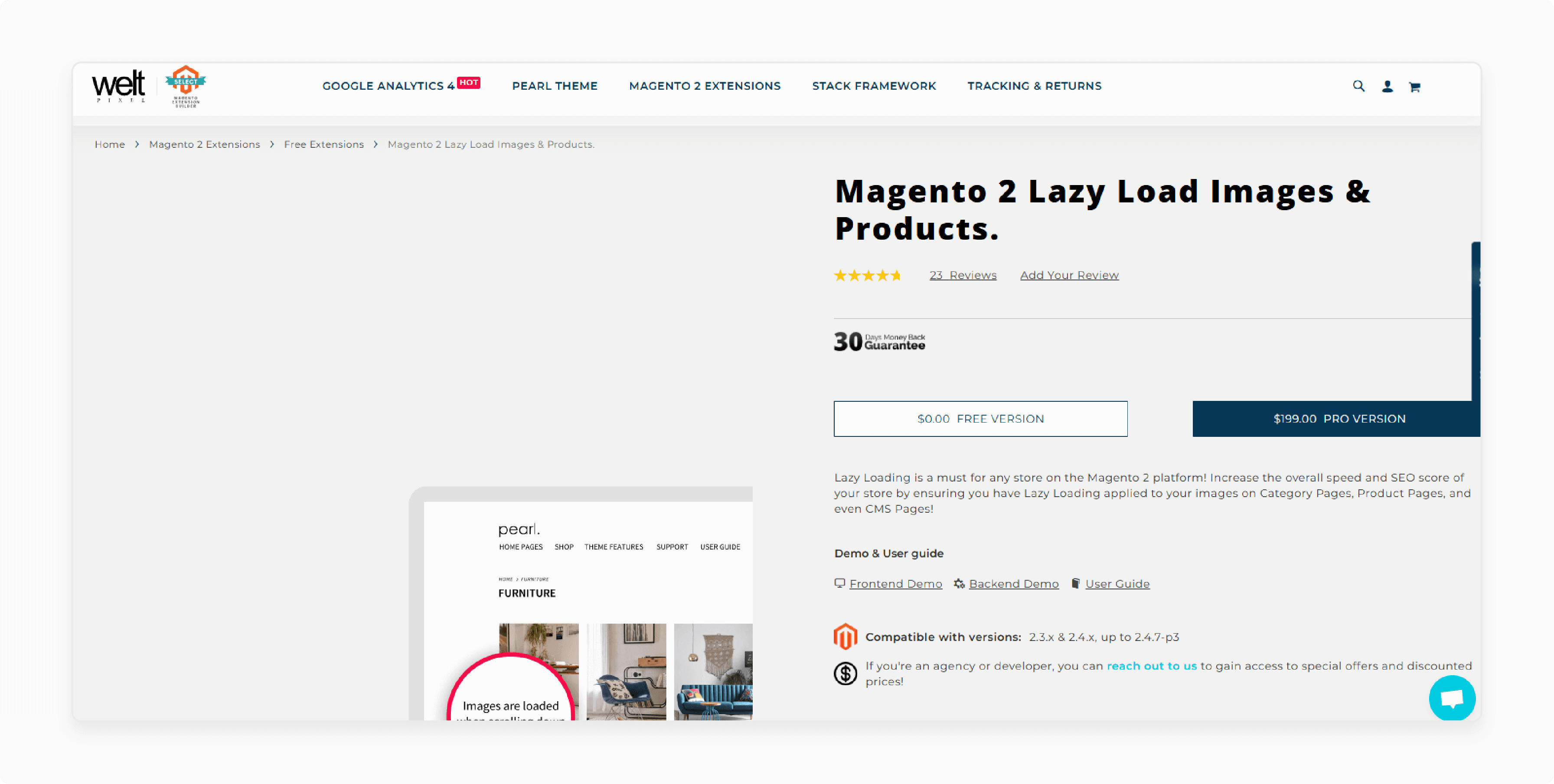 Welt Pixel Magento 2 Lazy Load Images &amp; Products