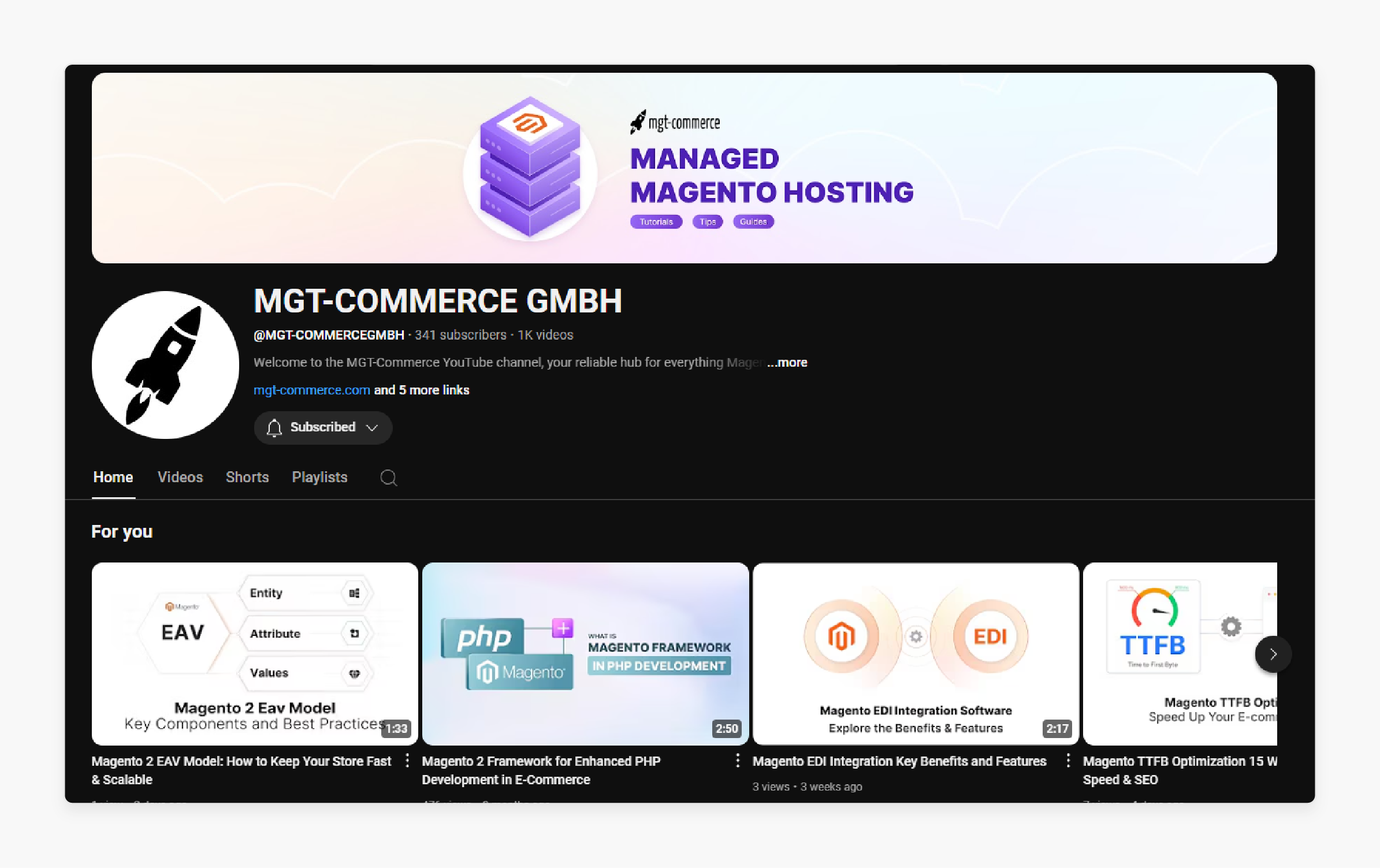 MGT-Commerce YT Channel for Magento 2 Course Free