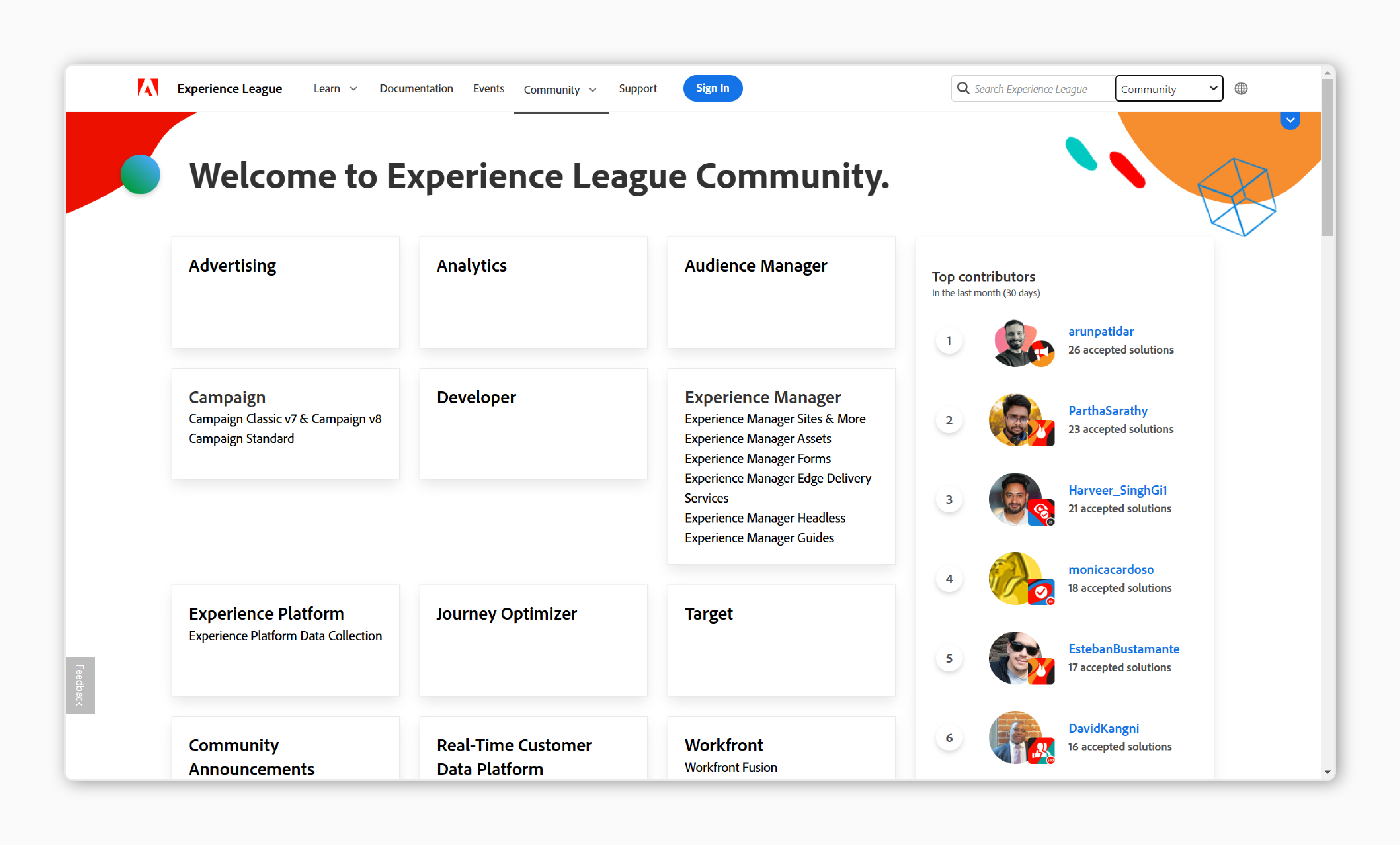 Leverage Community Forums