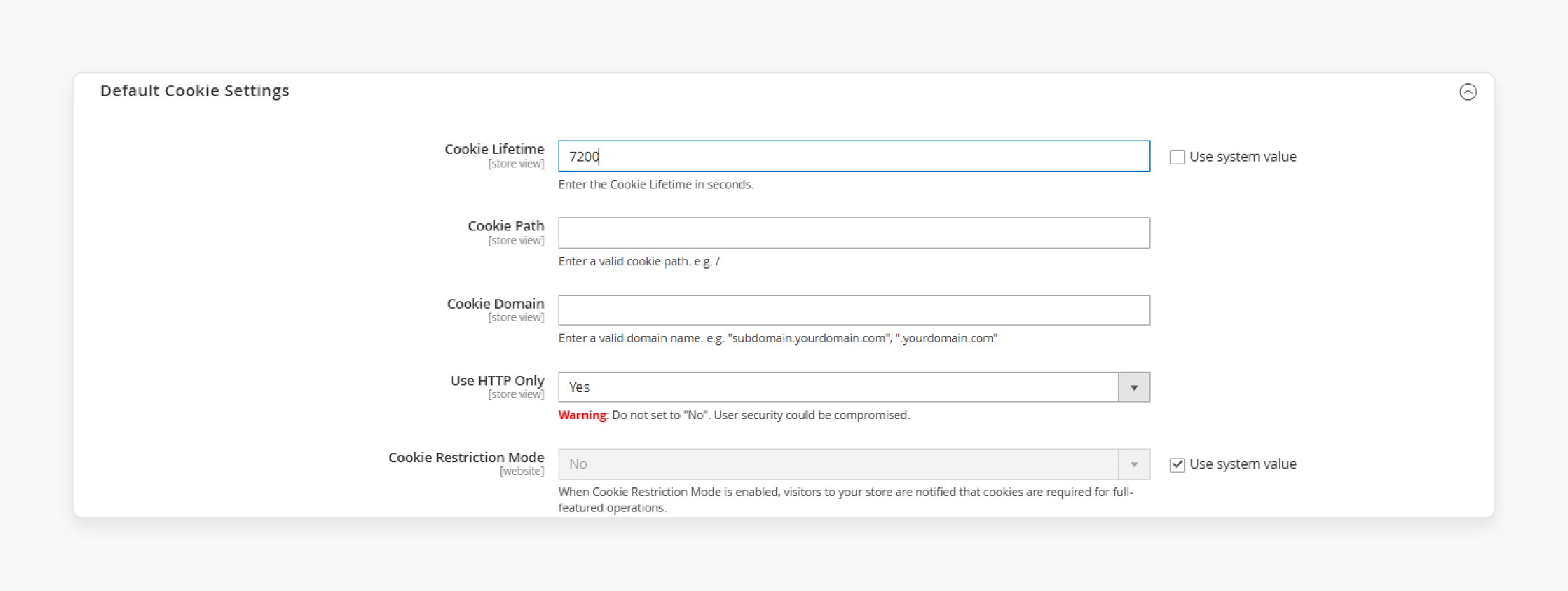 Cookie Duration in Magento Set Cookie