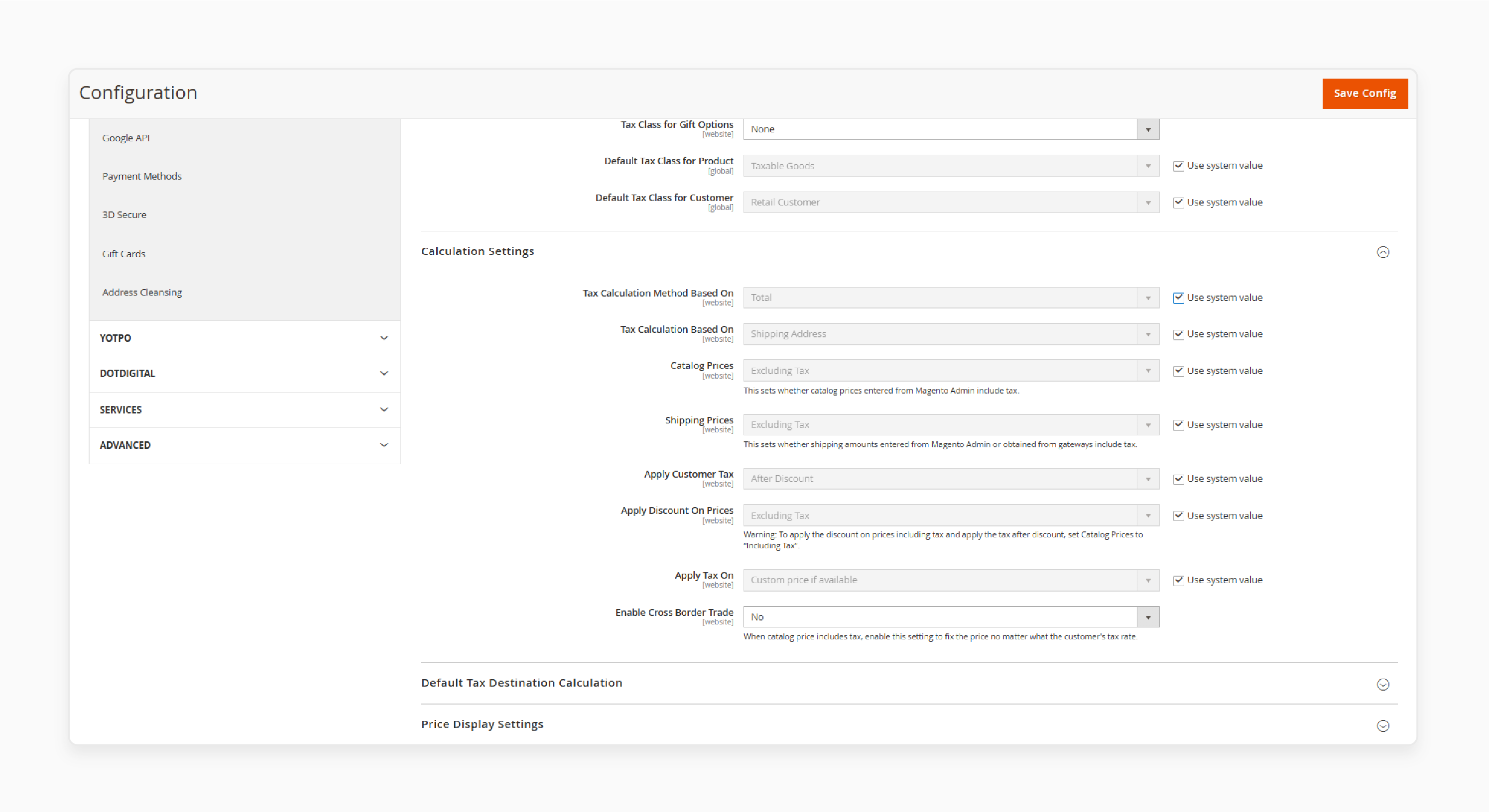 Solution of Tax Rounding Errors in Magento Tax Class ID