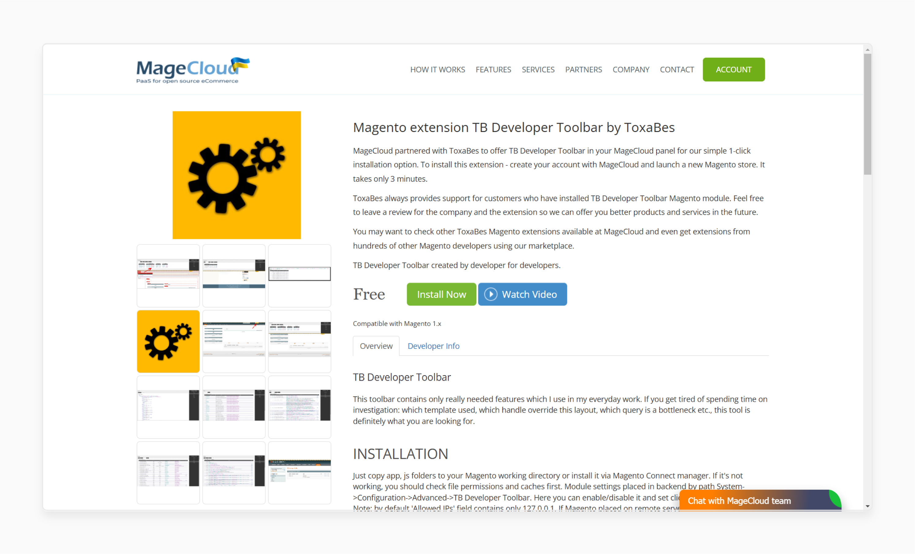 ToxaBes Magento Developer Toolbar Extension