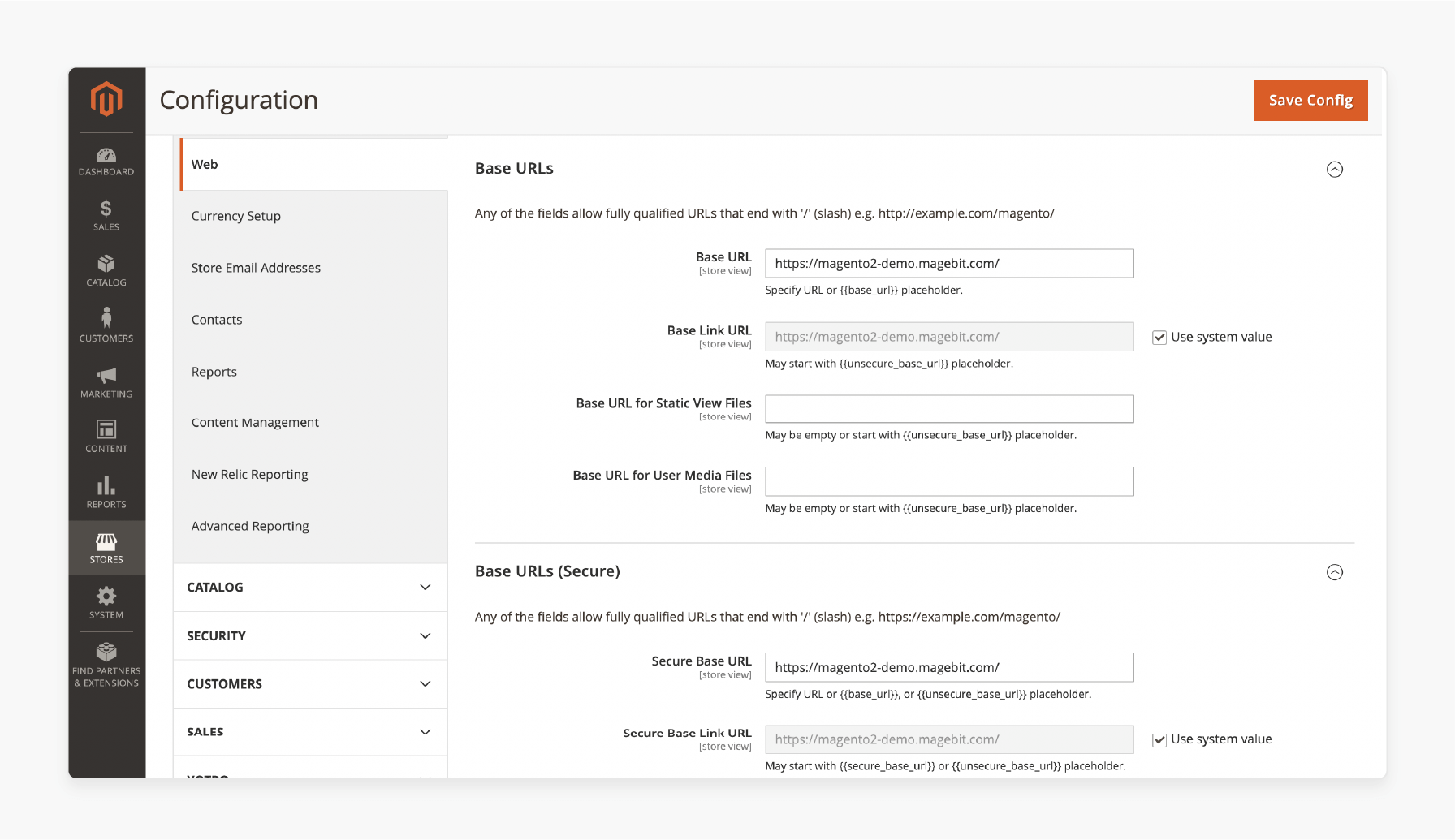 Ensure Correct Store Configuration