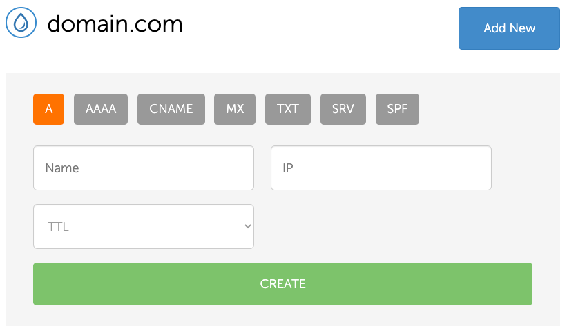 Create DNS Record